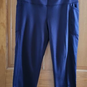 Spyder Women’s Active Fleece Lined Leggings Plum Color Size XL